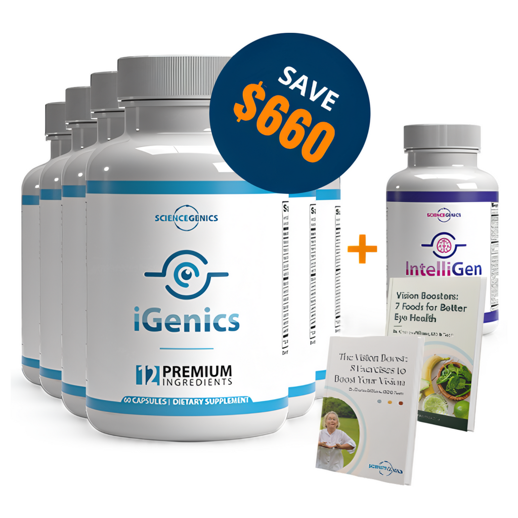 iGenics - 6 Bottles + 2  Ebooks + 1  Intelligen